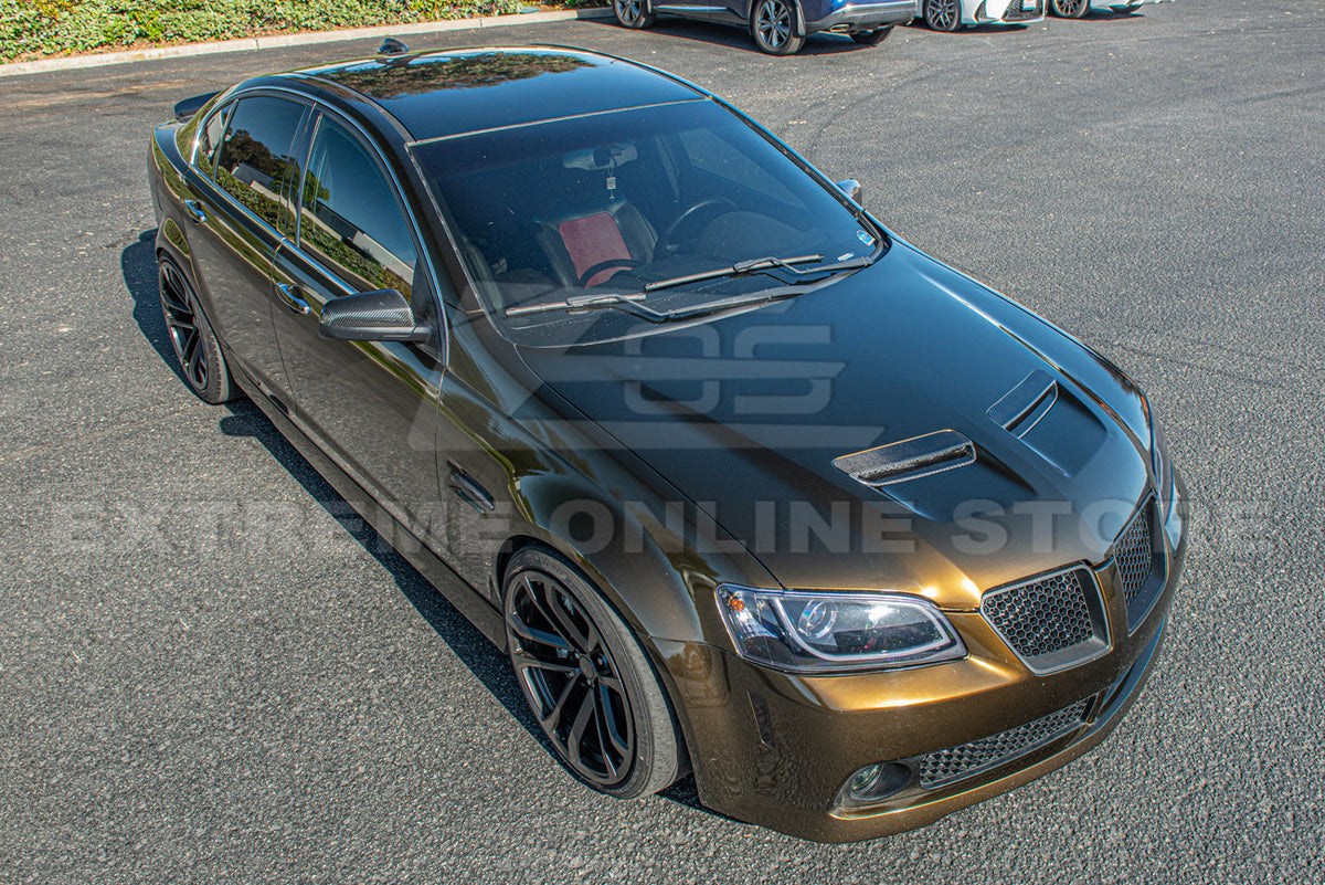 2008-09 Pontiac G8 Carbon Front Hood Vent Cover image 5