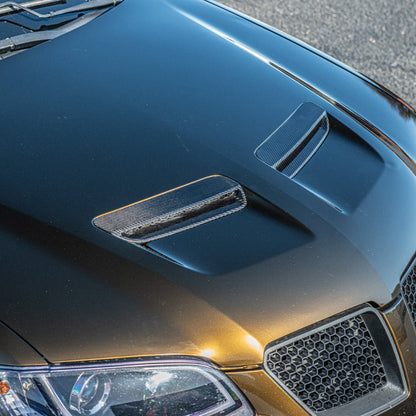 2008-09 Pontiac G8 Carbon Front Hood Vent Cover image 2