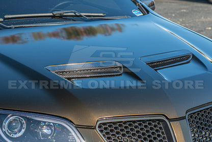 2008-09 Pontiac G8 Carbon Front Hood Vent Cover image 6