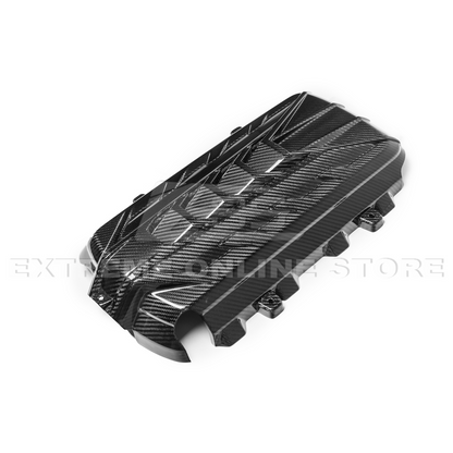 2020-Up Corvette C8 DRY CARBON FIBER LT2 Rear Engine Cover image 13