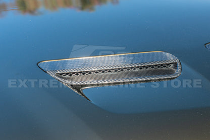 2008-09 Pontiac G8 Carbon Front Hood Vent Cover image 3