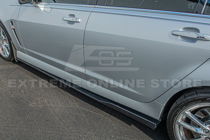 2013-15 Chevrolet SS Carbon Fiber Front Bumper Lip Splitter Side Skirts image 12