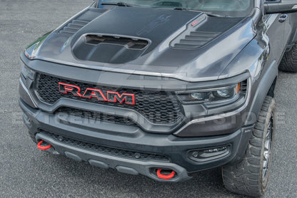 2019-Up Ram 1500 TRX Carbon Fiber Front Air Intake Hood Scoop image 6