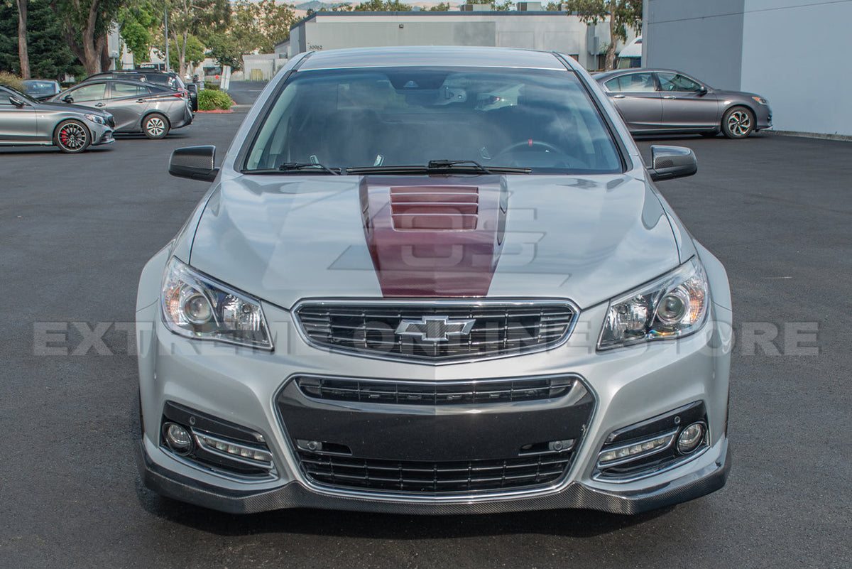 2013-15 Chevrolet SS Carbon Fiber Front Bumper Lip Splitter image 11