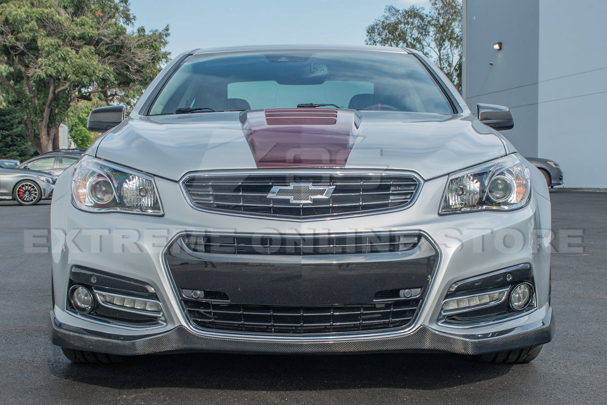2013-15 Chevrolet SS Carbon Fiber Front Bumper Lip Splitter image 12
