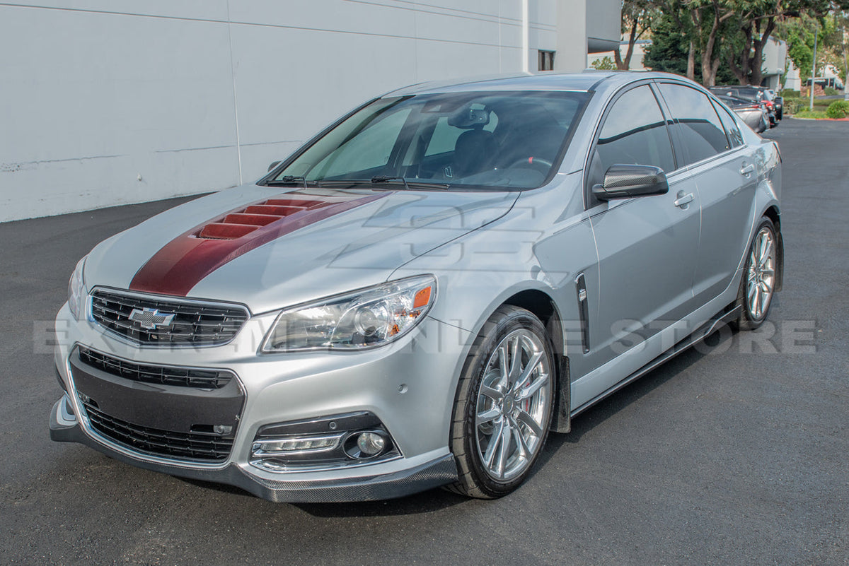 2013-15 Chevrolet SS Carbon Fiber Front Bumper Lip Splitter image 13
