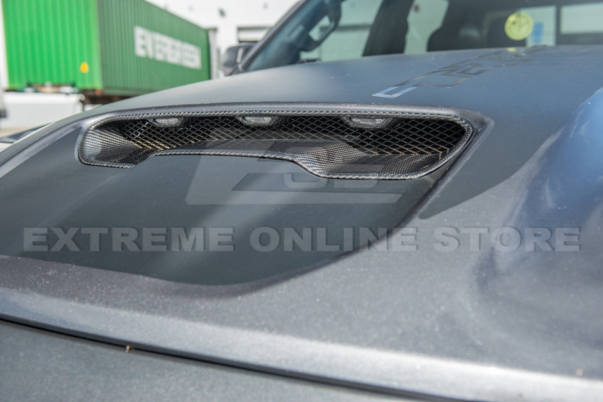 2019-Up Ram 1500 TRX Carbon Fiber Front Air Intake Hood Scoop image 8