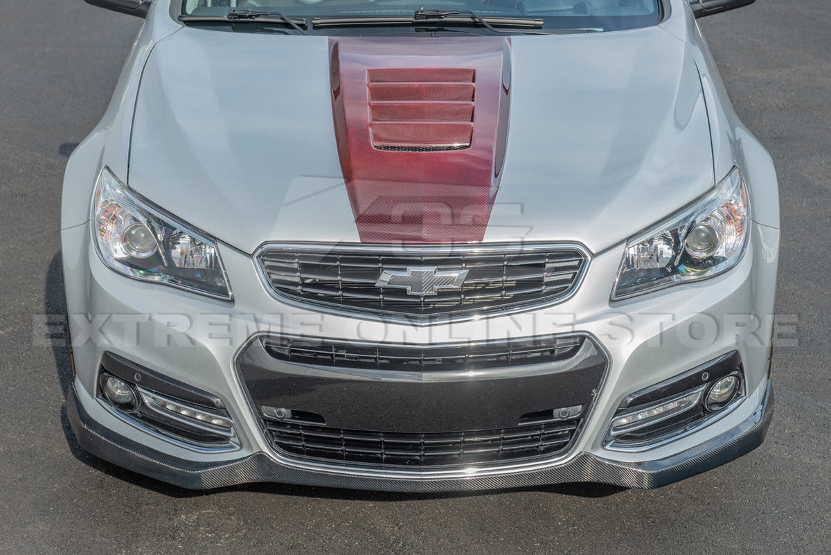 2013-15 Chevrolet SS Carbon Fiber Front Bumper Lip Splitter image 14