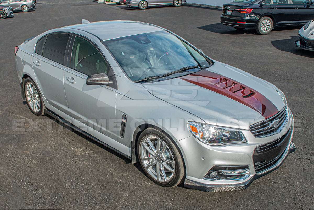 2013-17 Chevrolet SS Carbon Fiber Side Skirts Rocker Panel image 17