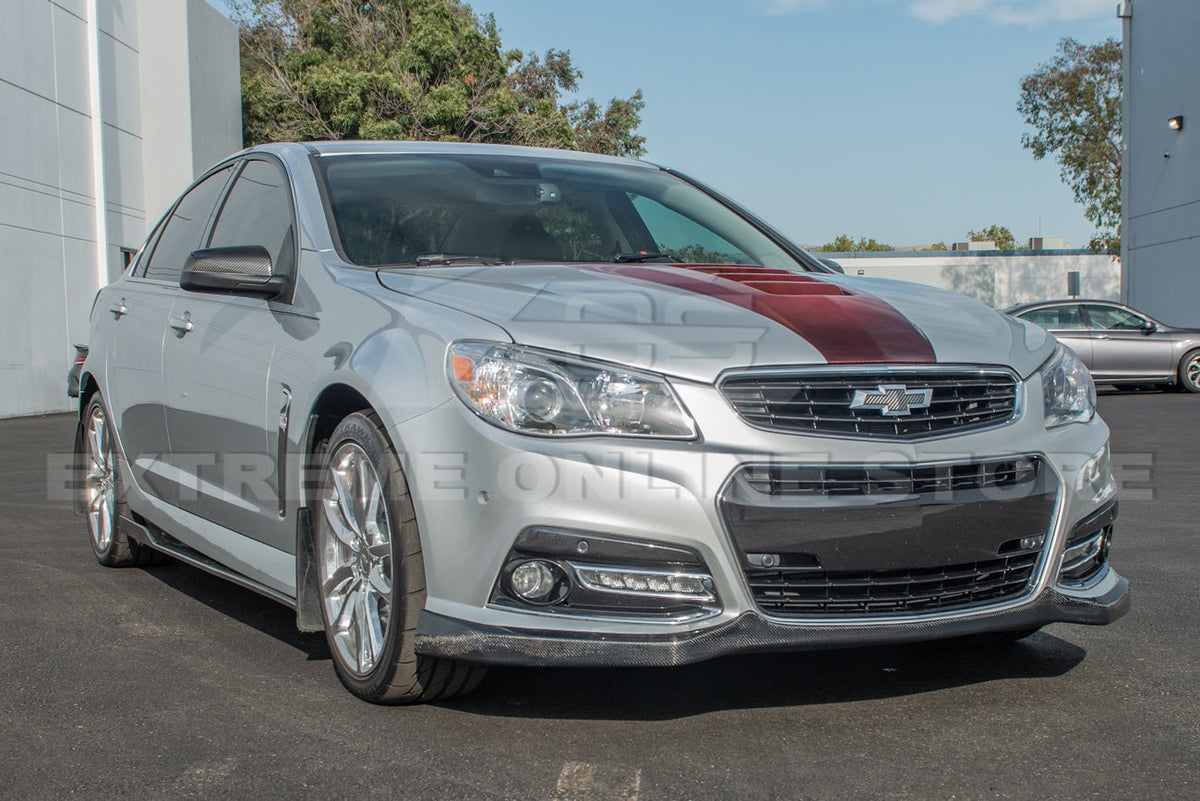 2013-15 Chevrolet SS Carbon Fiber Front Bumper Lip Splitter image 9