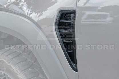 2019-Up Ram 1500 TRX Carbon Fiber Side Door Fender Vent Trim image 8