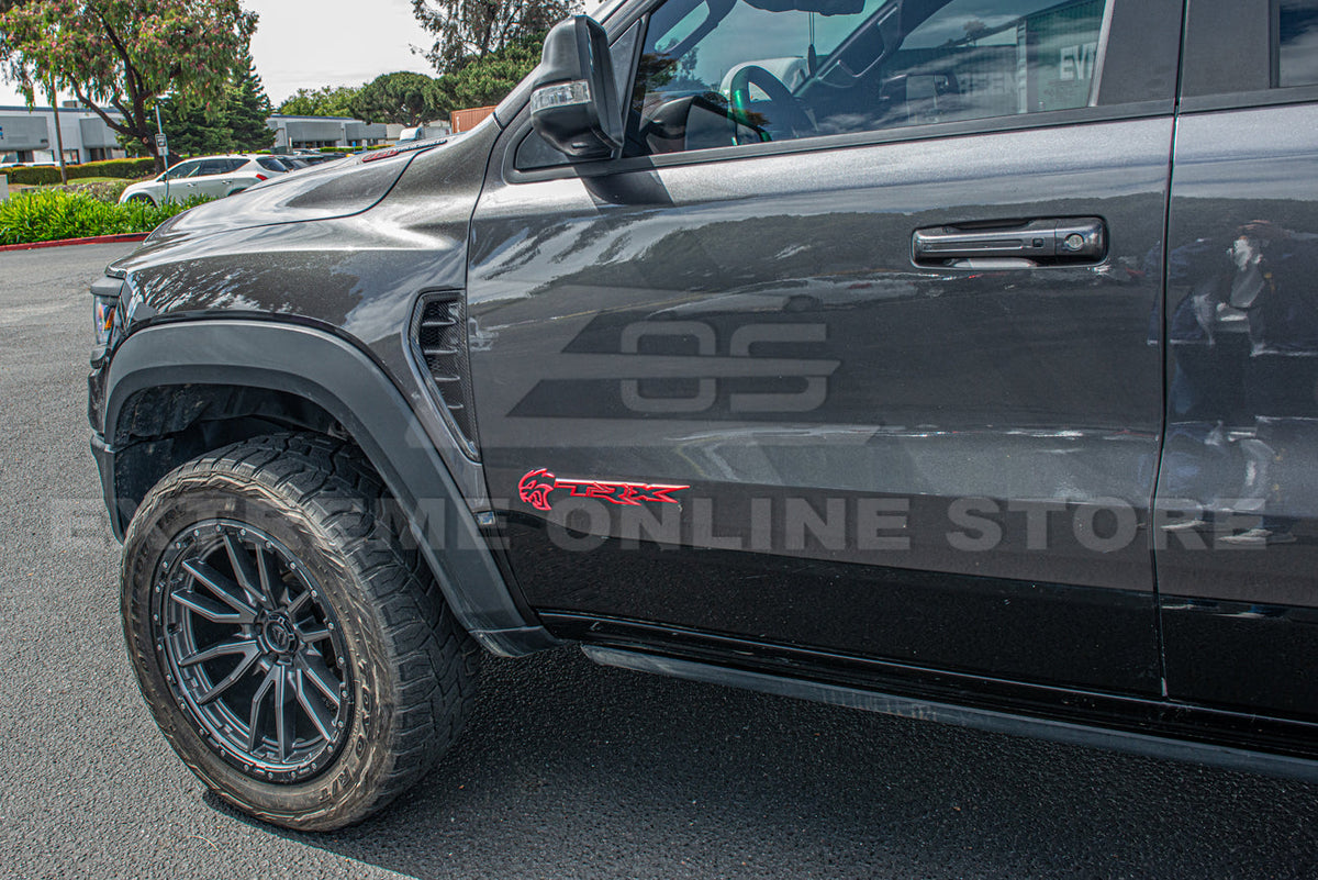 2019-Up Ram 1500 TRX Carbon Fiber Side Door Fender Vent Trim image 4