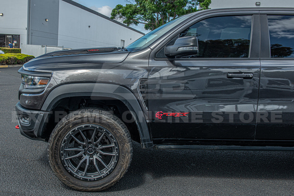 2019-Up Ram 1500 TRX Carbon Fiber Side Door Fender Vent Trim image 5