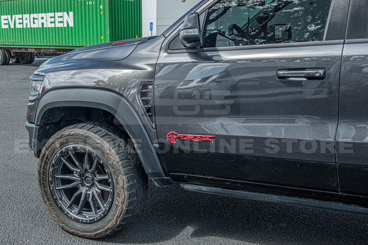 2019-Up Ram 1500 TRX Carbon Fiber Side Door Fender Vent Trim image 6