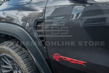 2019-Up Ram 1500 TRX Carbon Fiber Side Door Fender Vent Trim image 7