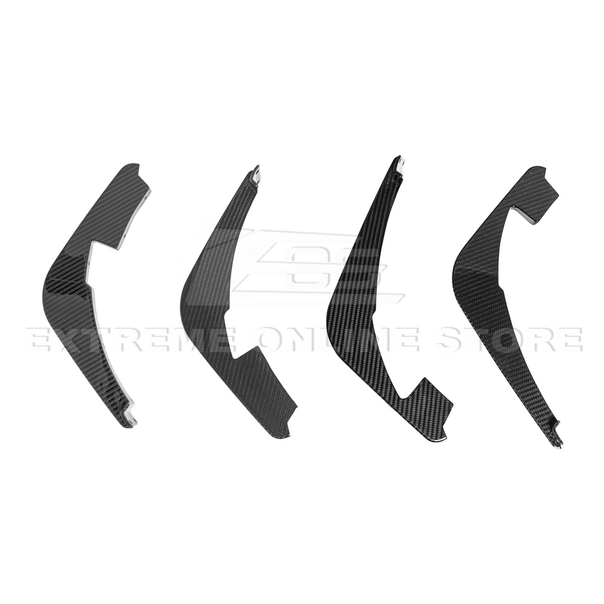 Corvette C8 Stingray DRY CARBON FIBEr Add-On Rear Diffuser Fin image 35