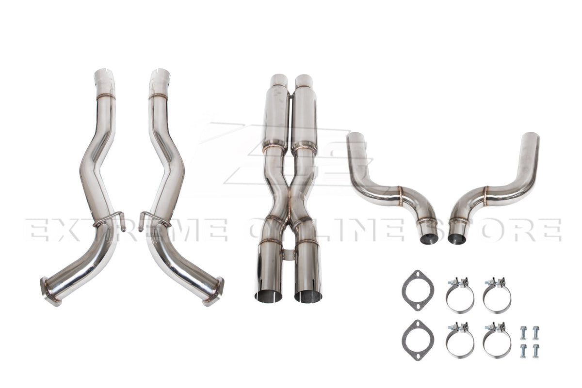 2010-15 Chevrolet Camaro Slant-Cut Cat Back Full Exhaust System image 7