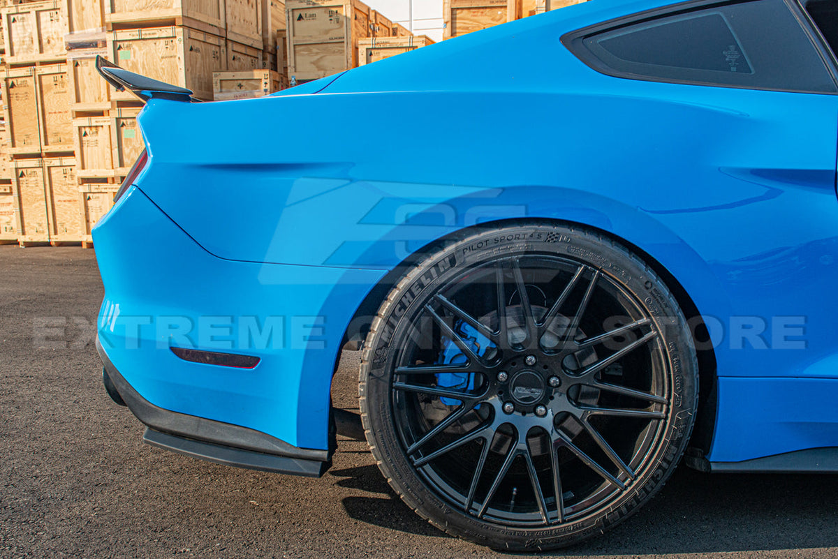 2015-17 Ford Mustang Performance Package 3Pcs Bumper Diffuser image 14