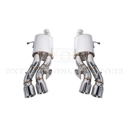 2016-2019 Cadillac CTS-V Muffler Resonated Cat Back Exhaust image 11