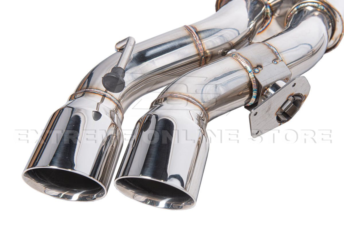 2016-19 Cadillac CTS-V Dual-Mode Mufflers Axle-Back Exhaust System image 14