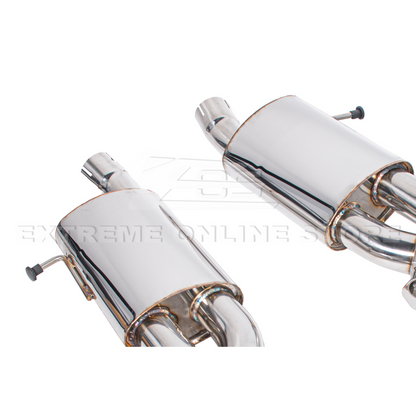 2016-2019 Cadillac CTS-V Muffler Resonated Cat Back Exhaust image 8