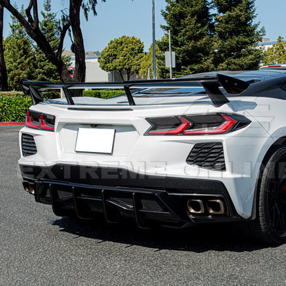 Corvette C8 Stingray DRY CARBON FIBEr Add-On Rear Diffuser Fin image 19