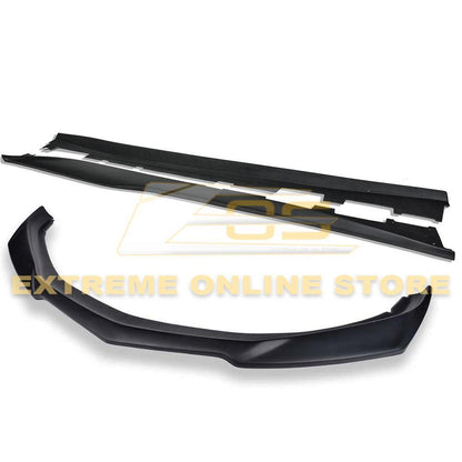 2019-Up Camaro RS & SS ZL1 Style Front Lip Splitter & Side Skirts image 2