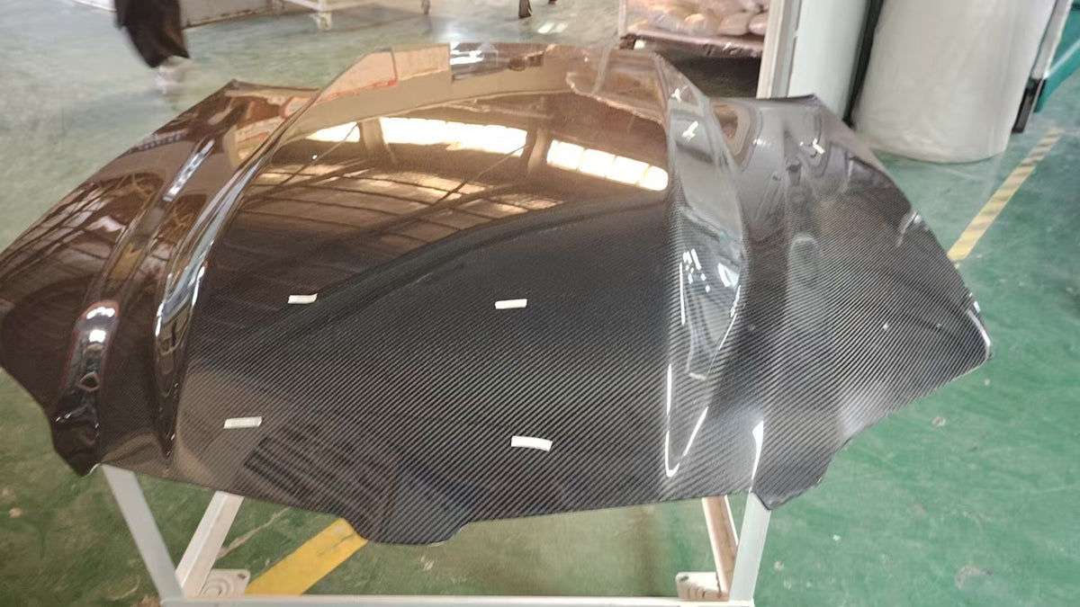 Blemished / Outlet - 2008-09 Pontiac G8 CARBON FIBER Replacement Front Bumper Cowl Hood Cover image 7