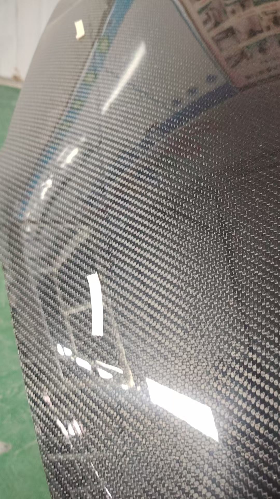 Blemished / Outlet - 2008-09 Pontiac G8 CARBON FIBER Replacement Front Bumper Cowl Hood Cover image 8