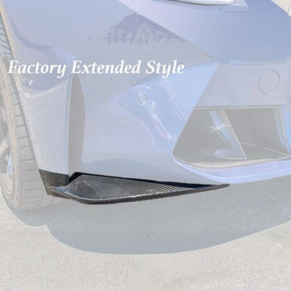 21-Up BMW G82 G83 M4 Carbon Fiber Extended Front Side Splitter image 2
