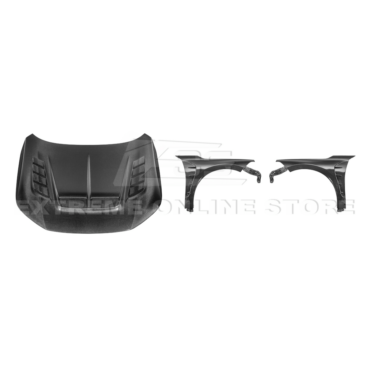 2022-Up Honda Civic | JDM Varis Style CARBON FIBER Front Vented Hood w/ Fender image 28