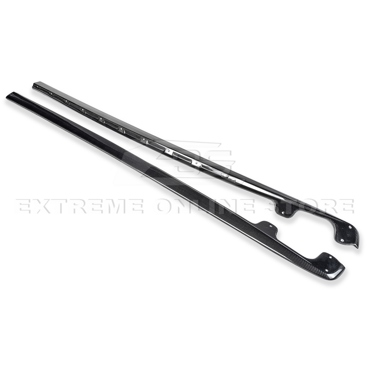 Corvette C6 Base Model Extended Front Splitter Lip Side Skirts Rocker Panels image 63