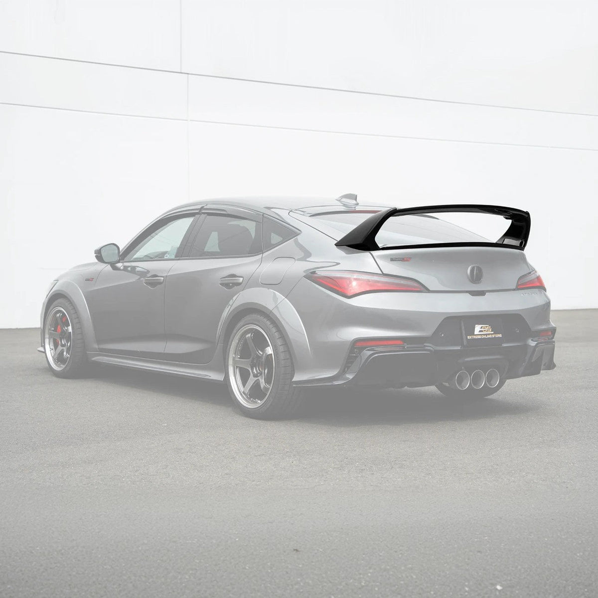 2023-Up Acura Integra DE | Performance Matte Black Rear Trunk Wing Spoiler image 30