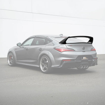 2023-Up Acura Integra DE | Performance Matte Black Rear Trunk Wing Spoiler image 30