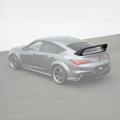 2023-Up Acura Integra DE | Performance Matte Black Rear Trunk Wing Spoiler image 1