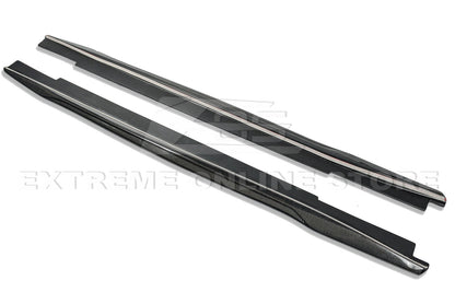 2016-19 Cadillac CTS-V Carbon Fiber Front Splitter Wheel Arch& Side Skirts Rockerst image 34