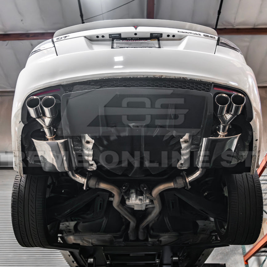 2008-2009 Pontiac G8 T-304 Muffler Delete Quad Tips Axle Back Exhaust image 24