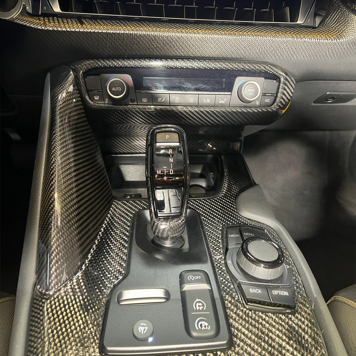 2020-Up Toyota Supra Center Console Side Panel Cover image 1