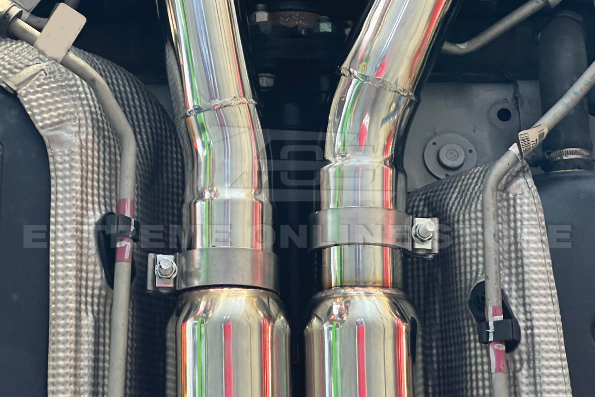 2016-PRESENT CHEVROLET CAMARO V8 COUPE DUAL TIPS CAT BACK EXHAUST image 11