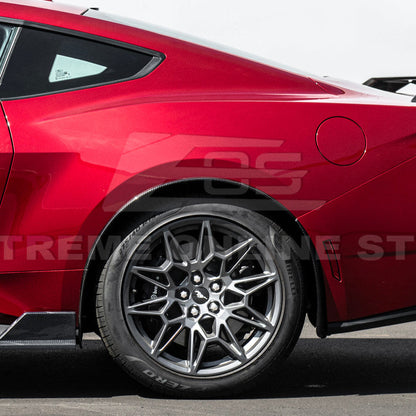 2024-Up Ford Mustang S650 DRY CARBON FIBER Rear Quarter Fender Flare Extension image 19