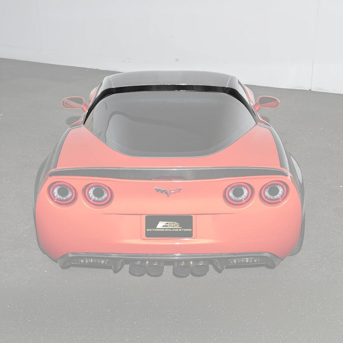 Corvette C6 Carbon Fiber Package B-Pillar / Halo Cover image 3