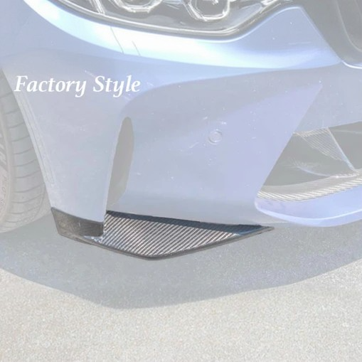 21-Up BMW G82 G83 M4 Carbon Fiber Front Side Splitter image 2