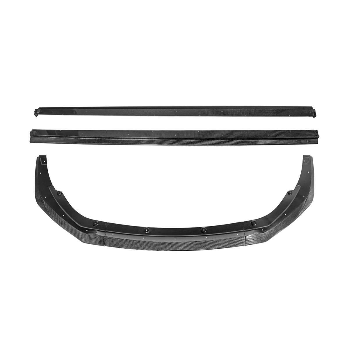 2025-Up GR Corolla GR Package Front Splitter Lip w/ Side Skirts image 2