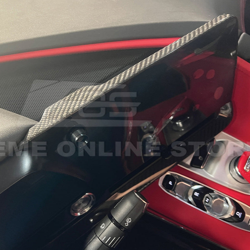 Corvette C8 DRY CARBON FIBER Radio GPS Navigation Screen Cover image 4