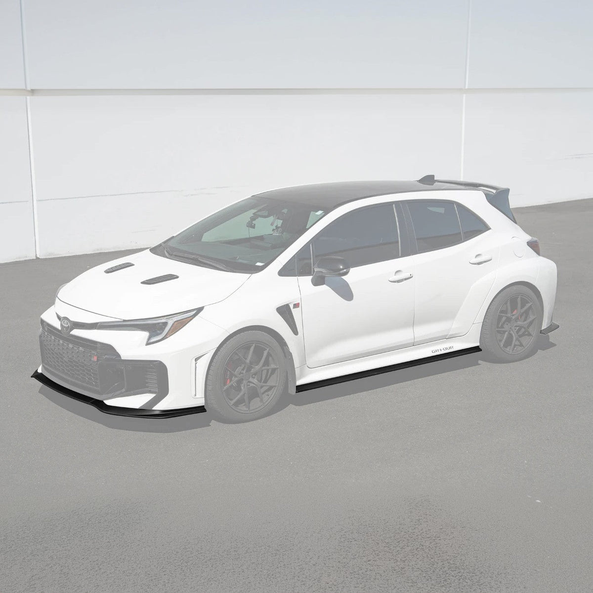 2025-Up GR Corolla GR Package Front Splitter Lip w/ Side Skirts image 64