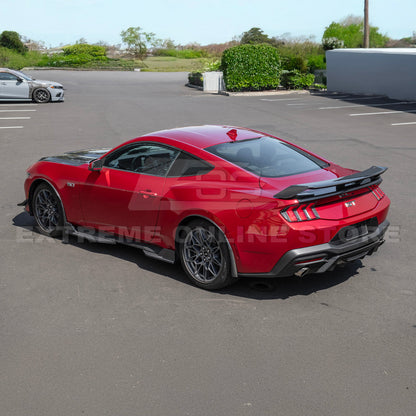 2024+ Ford Mustang DRY CARBON FIBER Fender Flares Mud Flap image 67