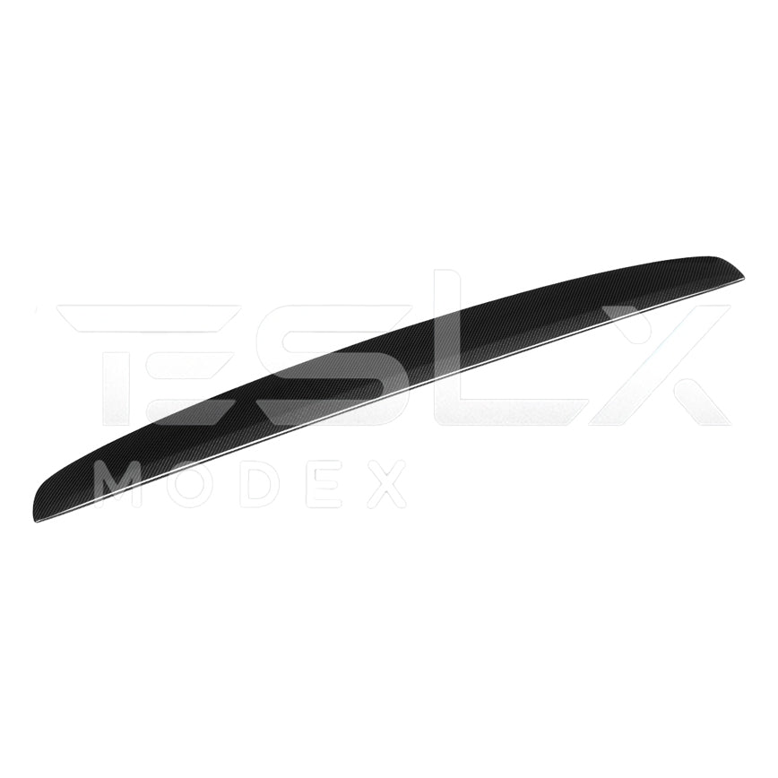 2024-Up Tesla Model 3, 2025-Up Model Y Carbon Fiber Interior Front Dashboard Cover image 1