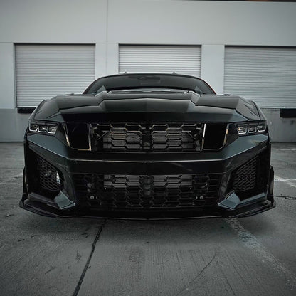 2024-Up Mustang Dark Horse SC Replacement Primed Front Bumper Cover Grille Lip (Expected To Ship In October) image 4