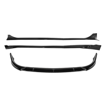 2025-Up Tesla Model Y Track Style Front Lip Side Skirts Kit image 2