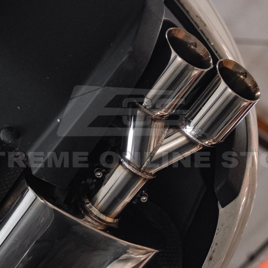 2008-2009 Pontiac G8 T-304 Muffler Delete Quad Tips Axle Back Exhaust image 29